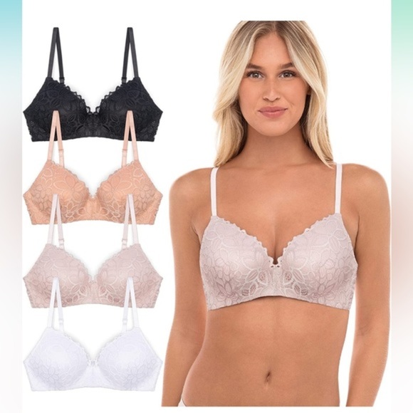 Other - 🆕 4 Pack Wirefree Bra - Women's Flexible Soft Foam Wireless